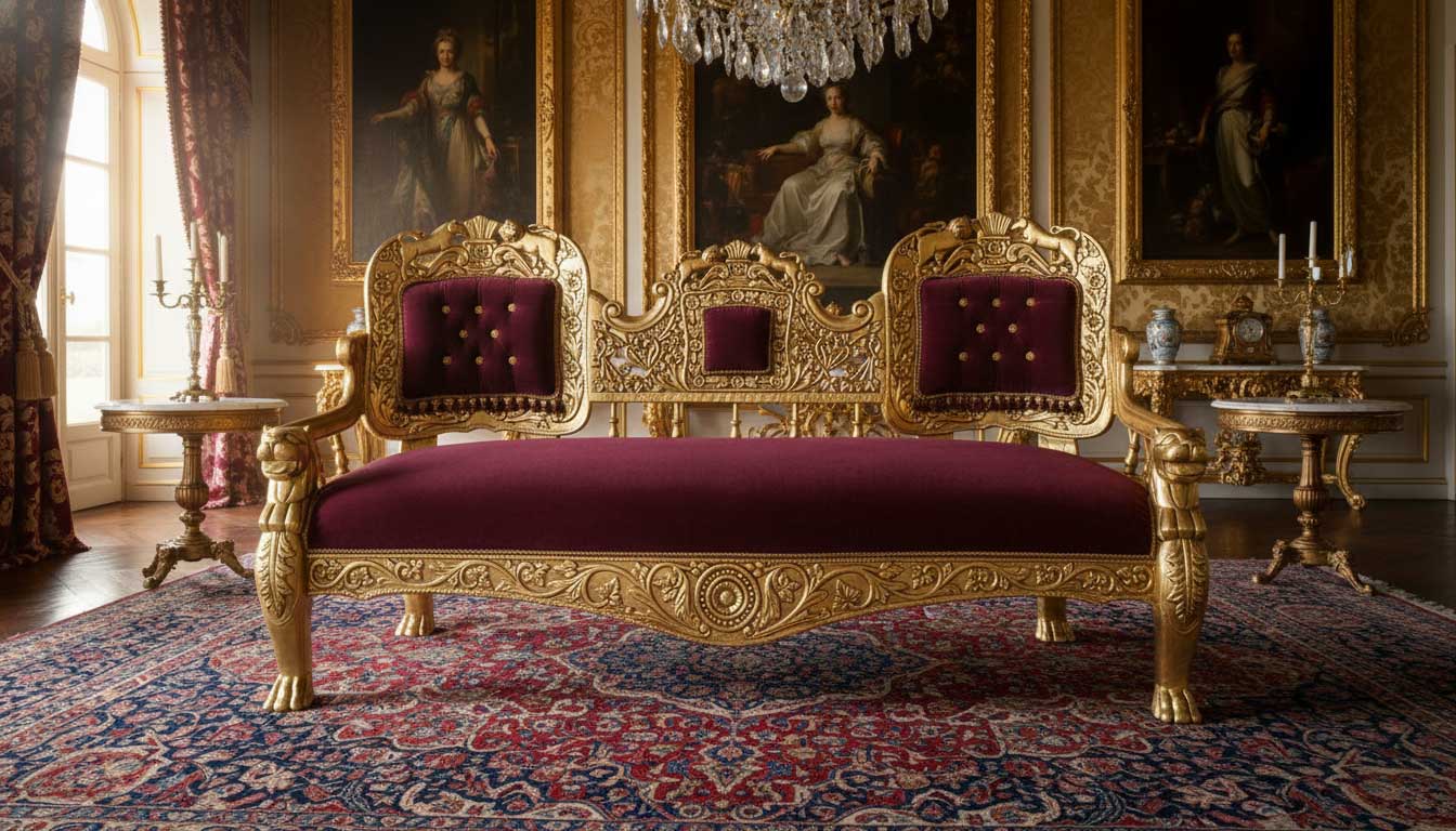 Regency Silver Polished Royal Chair